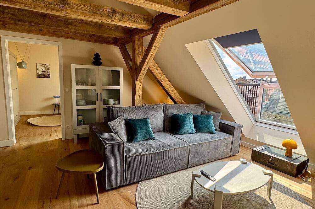 Ganze Wohnung, Engelhaus*Wohnung m. Blick für 2 Pers, Hbf, Messe in Fürth, Franken