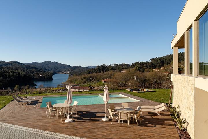 Casa rural para 6 personas, con Balcón además de Jardín y Vistas al lago en Distrito de Braga - 4