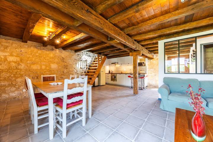 Location de vacances pour 6 personnes, avec jardin en Gironde