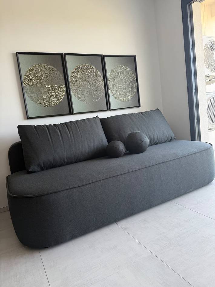 Apartamento entero, Apartamento « Vista al mar, balcón, aire acondicionado » con Wi-Fi y vistas panorámicas in Moriani-Plage, Región de Corte