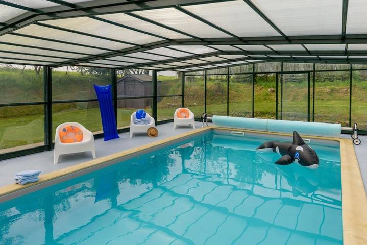 Maison de vacances pour 12 personnes, avec jardin ainsi que piscine et vue, animaux acceptés