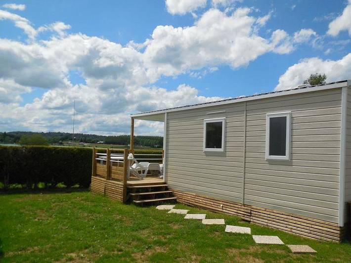 Camping Du Lac Terre d'Auge - Mobilheim 4 personen - Mobilheim 2 Zimmer 25m² in Sainte-Famille-en-Auge, Lisieux und Umgebung
