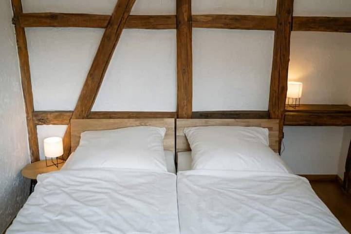 Ganze Wohnung, Summery half-timbered house with 120 square meters - in the heart of Nideggen in Nideggen, Rureifel (Nordrhein-westfalen)