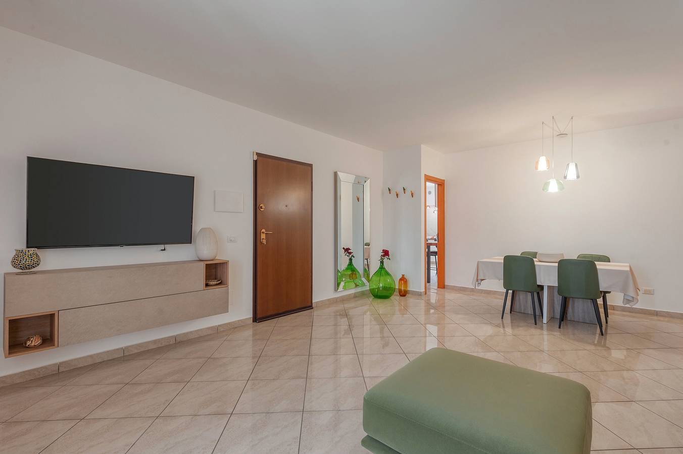 Apartamento entero, Apartamento 'Green' con balcón y aire acondicionado in San Cesario di Lecce, Provincia de Lecce
