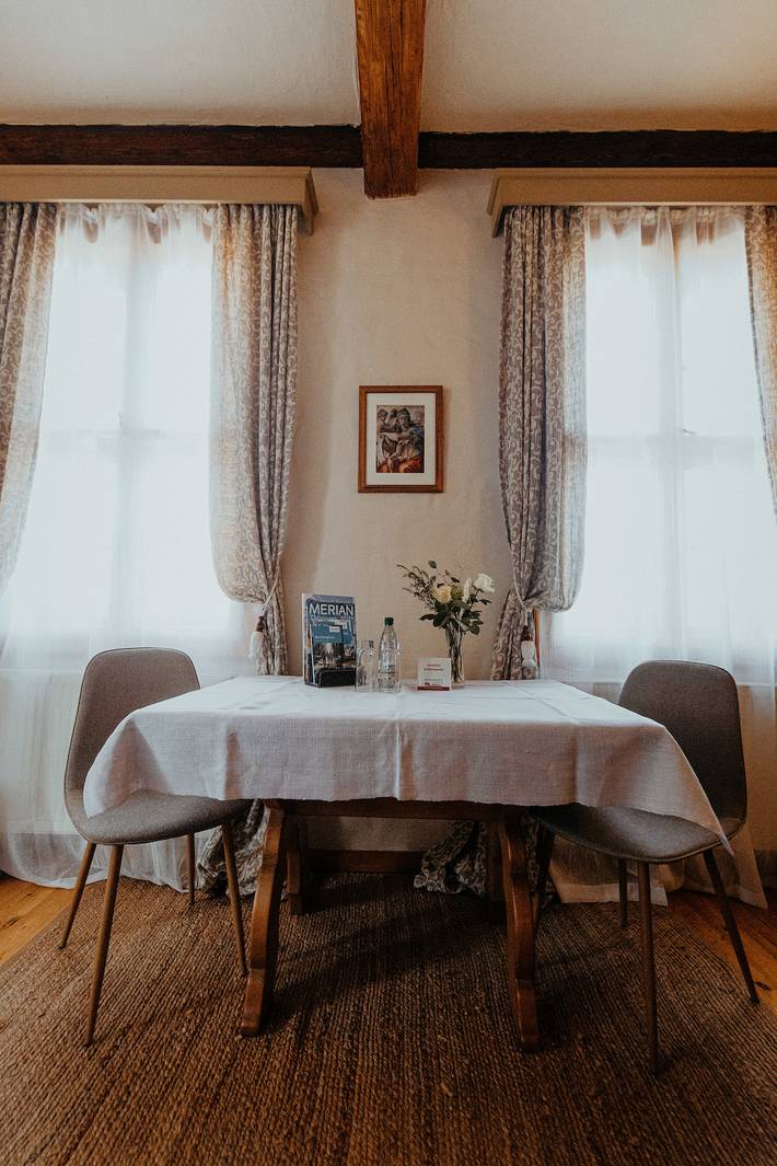 Ferienwohnung für 2 Personen, mit Terrasse und Garten sowie Ausblick in Saaleland - 2