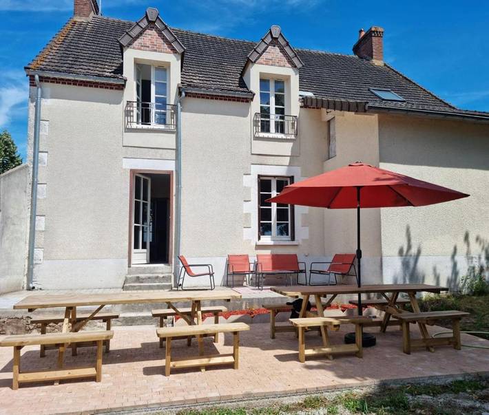 Ferienhaus für 15 Personen, mit Terrasse und Garten