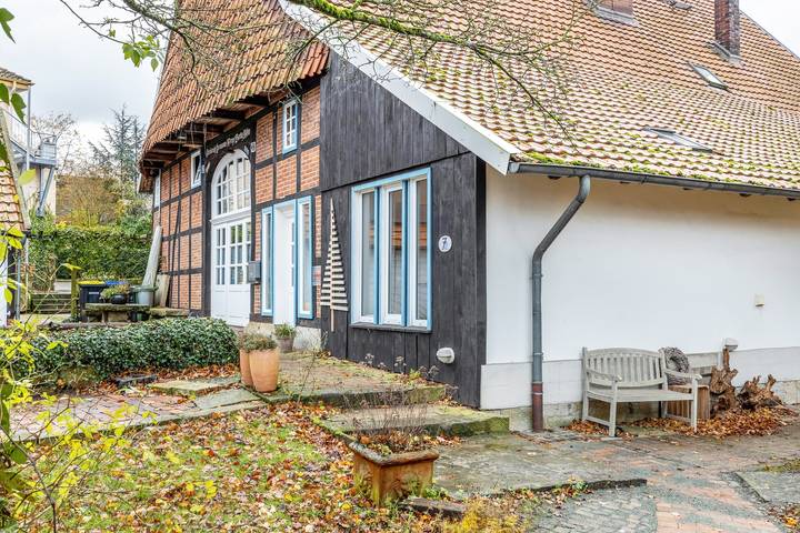 Appartamento intero, Appartamento 'Alter Laden' con terrazza privata, giardino in comune e Wi-Fi in Nienstädt, Circondario della Schaumburg