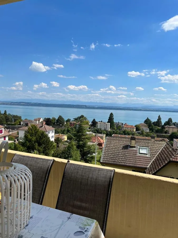 Appartement de vacances pour 7 personnes, avec vue ainsi que vue sur le lac et terrasse, animaux acceptés - 1