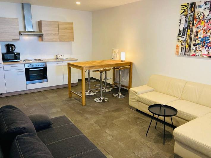 Ferienwohnung für 4 Personen, mit Balkon/Terrasse und Terrasse
