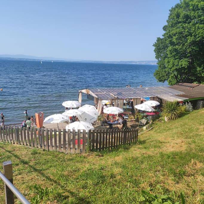 Location de vacances pour 5 personnes, avec vue et balcon ainsi que vue sur le lac et piscine à Thonon-les-Bains - 4