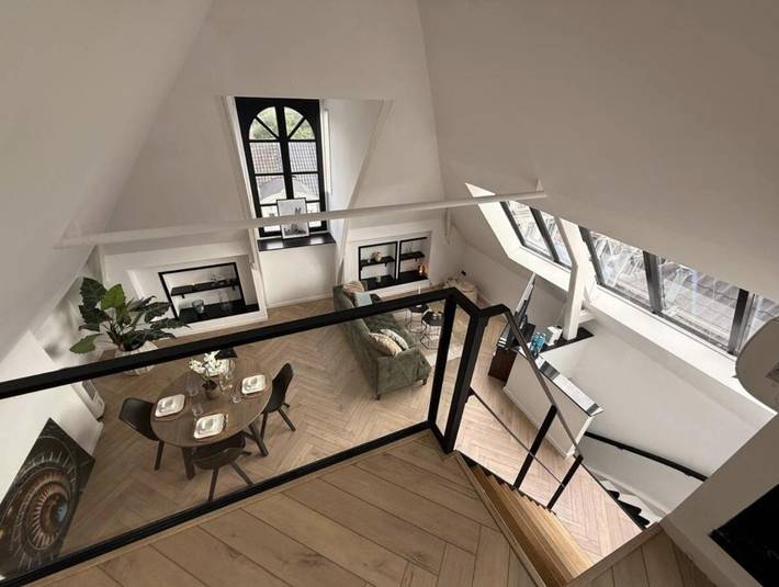 Loft voor 4 personen, met uitzicht en balkon in Amsterdam