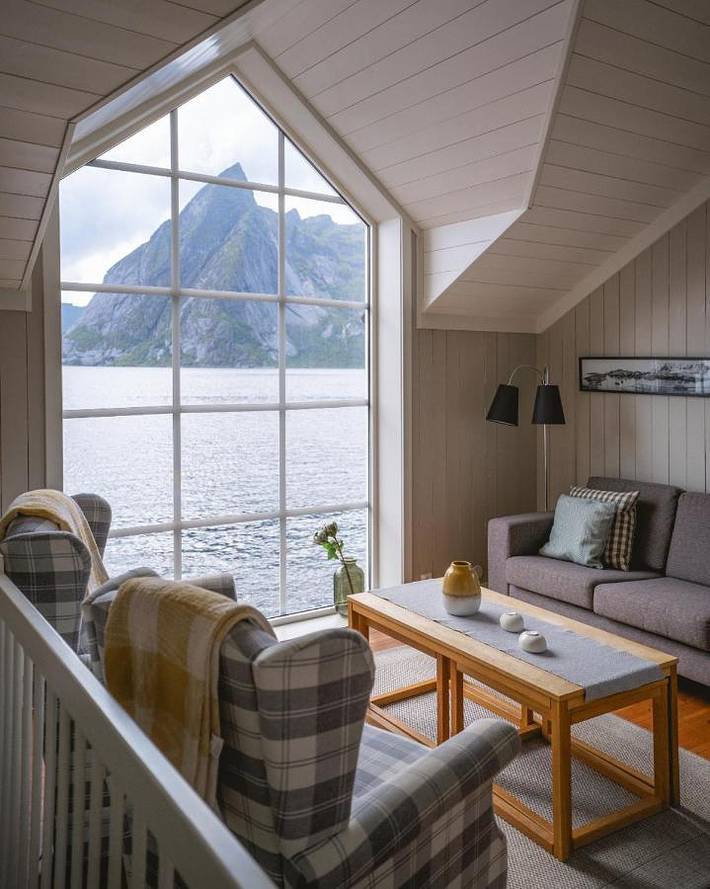 Gîte pour 12 personnes, avec sauna ainsi que jacuzzi et terrasse dans Moskenes - 4