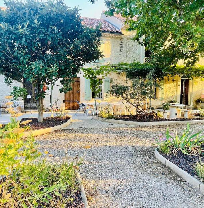 Maison de vacances pour 6 personnes, avec piscine ainsi que jardin et vue