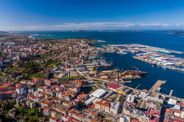 Apartamento de férias para 5 pessoas, com terraço e vista em Vigo
