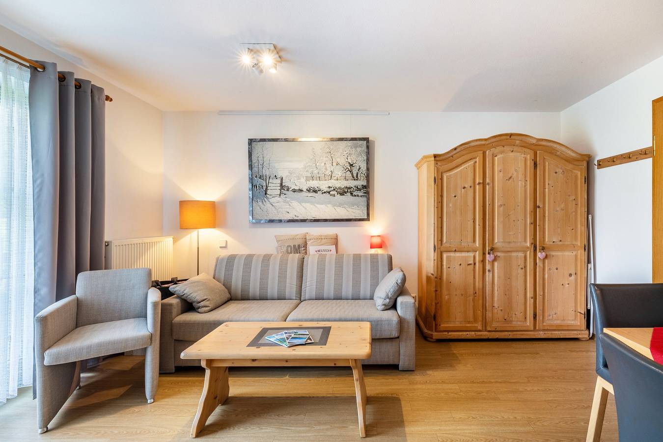 Ganzes Studio, Studio 'Brünnstein- Nr 13' mit Bergblick, privater Terrasse, Gemeinschaftspool und Sauna in Oberaudorf, Bayerische Alpen