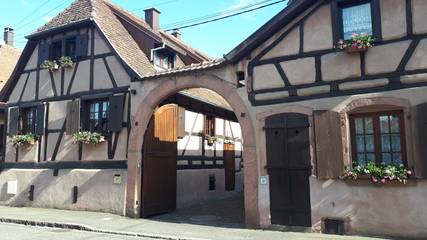 Gîte pour 5 personnes, avec terrasse à Scherwiller