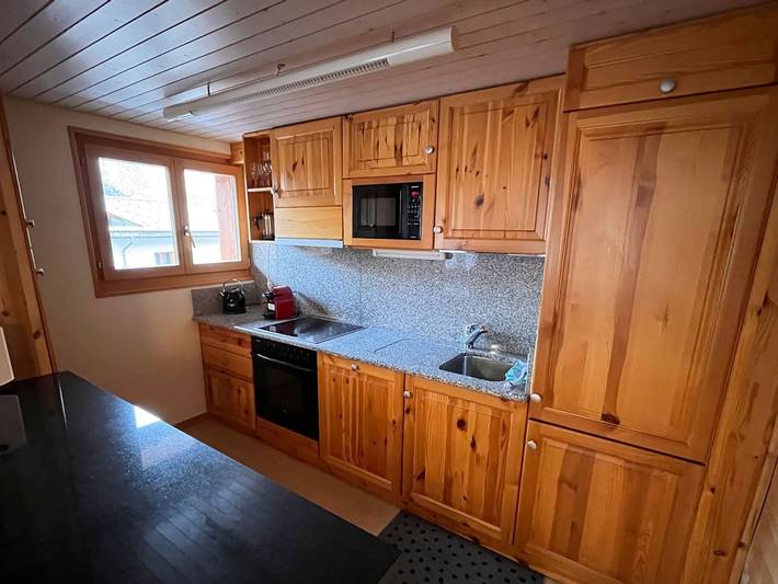 Gîte pour 6 personnes, avec jardin ainsi que vue et balcon à Grächen - 4