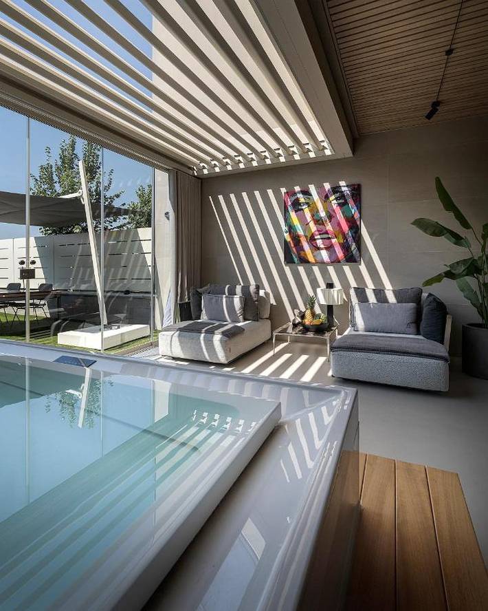 Gîte pour 2 personnes, avec Jacuzzi et Terrasse ainsi que Jardin et Piscine à Orbassano