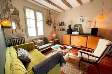 Gîte pour 6 personnes, avec jardin, animaux acceptés à Candes-Saint-Martin