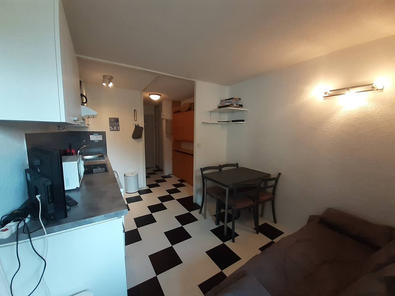 Estudio entero, Estudio acogedor cerca del telecabina en Valfréjus in Valfréjus, Modane