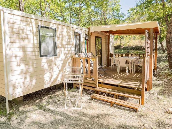 Mobil home pour 6 personnes, avec bassin pour enfant à Saint-Paul-en-Forêt - 2