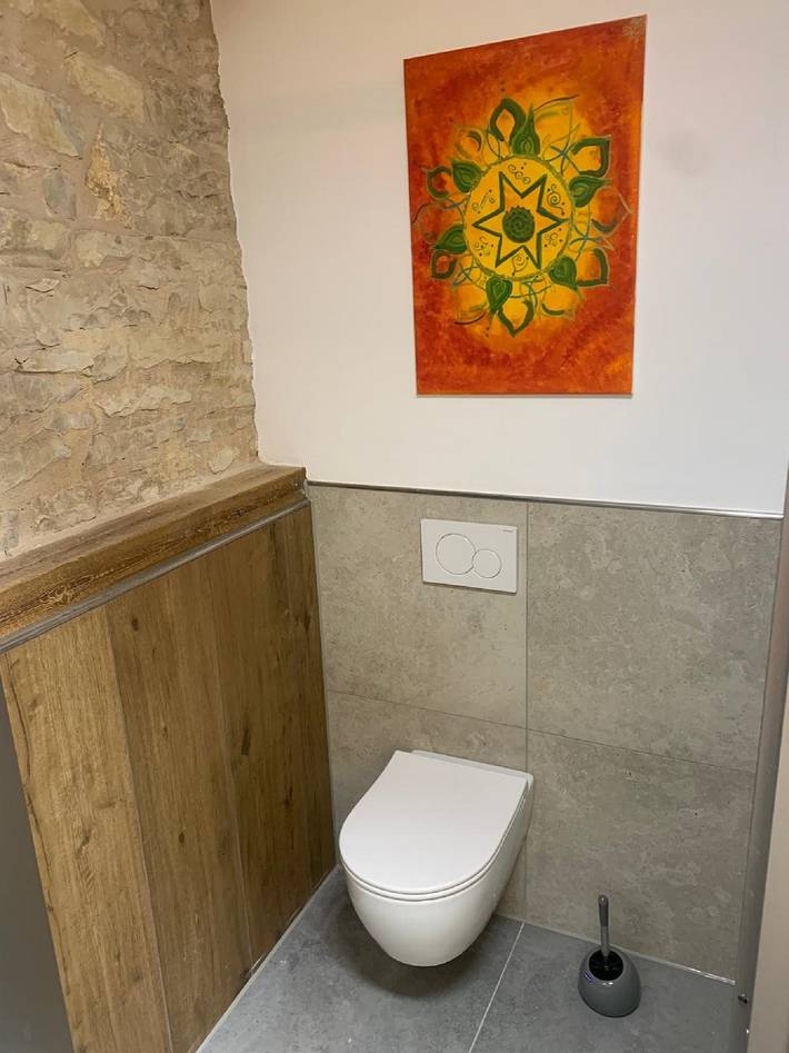 Ferienwohnung für 2 Personen, mit Balkon/Terrasse und Terrasse sowie Garten und Sauna in Franken