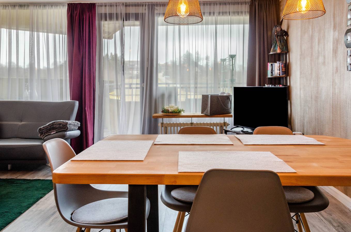 Ganze Wohnung, Apartment 'Geißenblick 2' mit Bergblick, Balkon und Wlan in Hohegeiß, Harzvorland