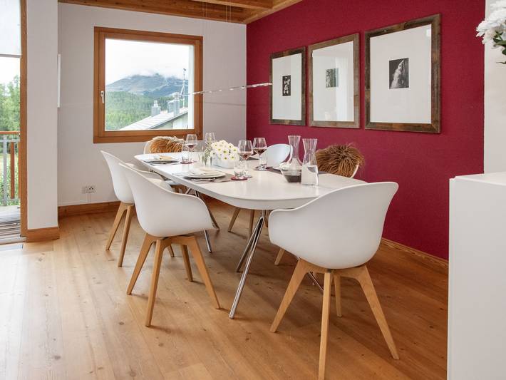 Ferienwohnung für 4 Personen, mit Balkon und Garten in Pontresina - 3