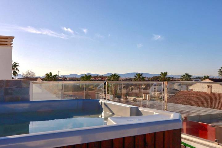 Chalet para 8 personas, con piscina y sauna además de jardín y jacuzzi en Campo de Cartagena - 4