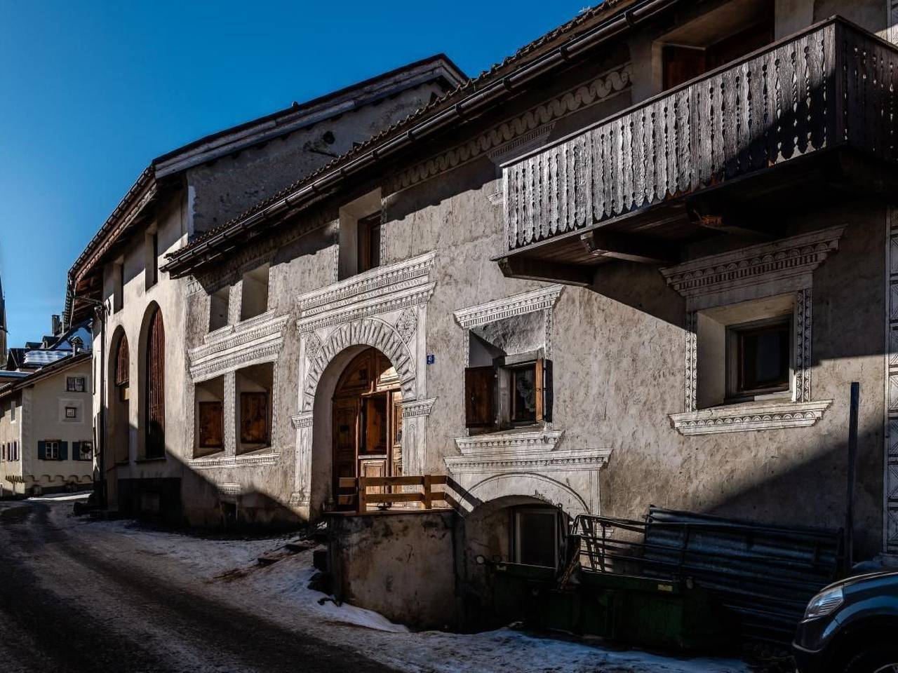 Ganze Wohnung, Chesa Sulegl - Öv inklusive in S-chanf, Sankt Moritz