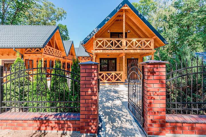 Chalet für 6 Personen, mit Balkon und Terrasse in Polen