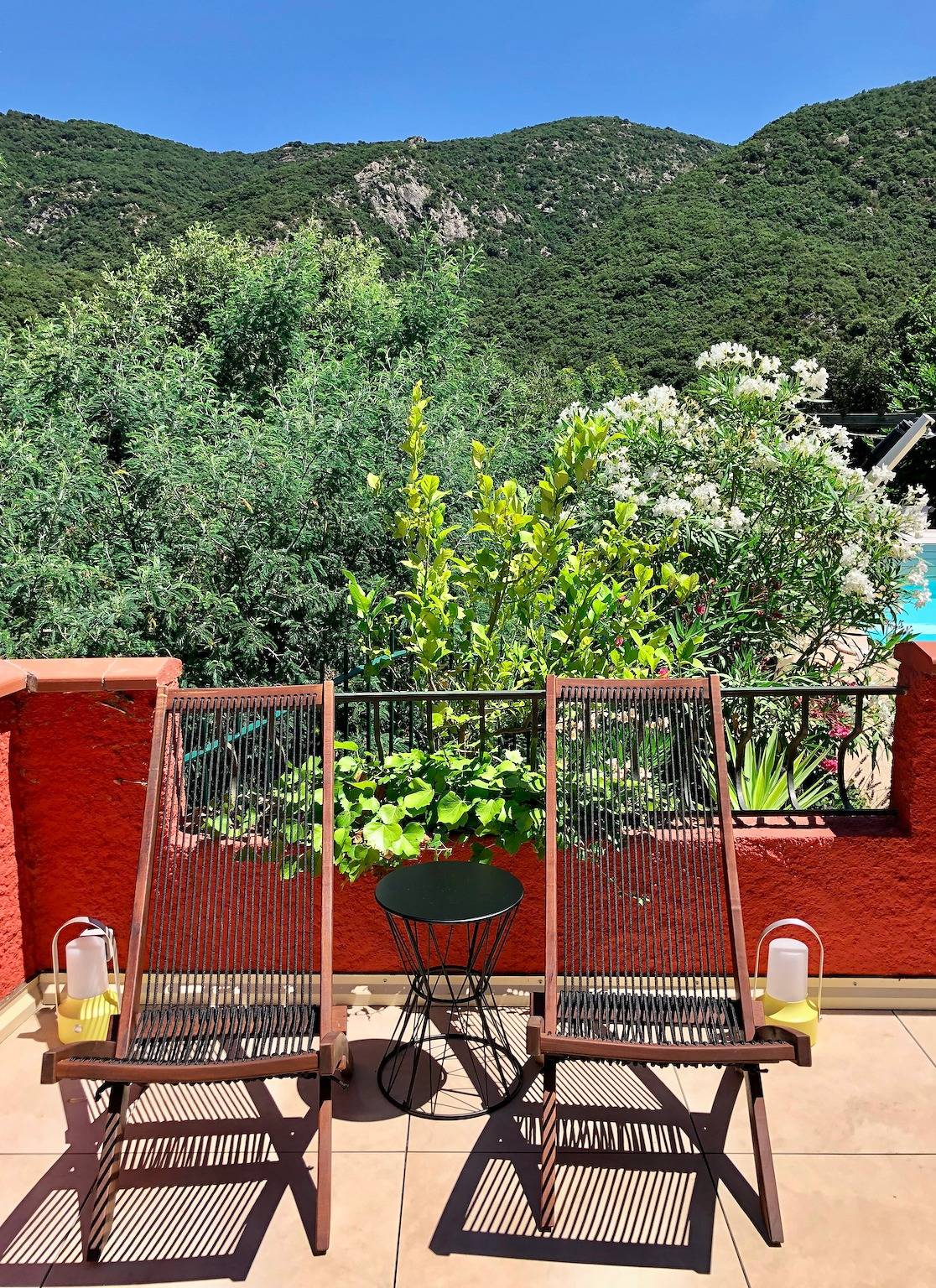 Casa Vermella con piscina y terraza in Sorède, Región Céret