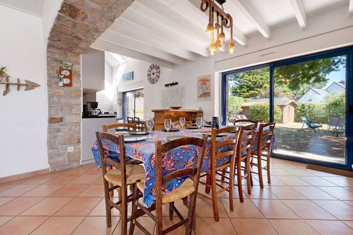 Grande Maison Familiale du Golfe : Terrasse et Wi-Fi à Baden in Port Blanc, Baden (France)