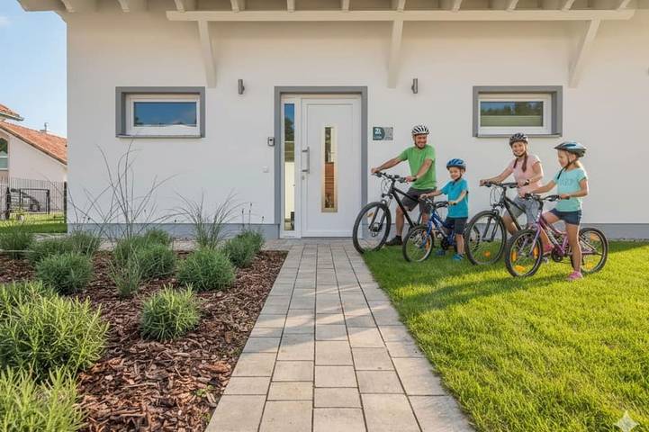 Ferienhaus für 4 Personen, mit Terrasse und Sauna sowie Garten - 1