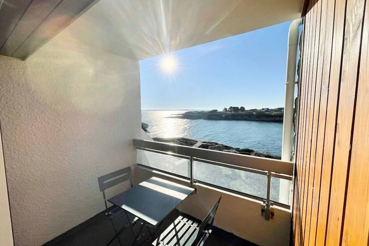 Appartement entier, Pieds Dans L'Eau T2 Archi Cosy - Vue mer 180 in Plage de Port Fontaine-Lomener, Ploemeur