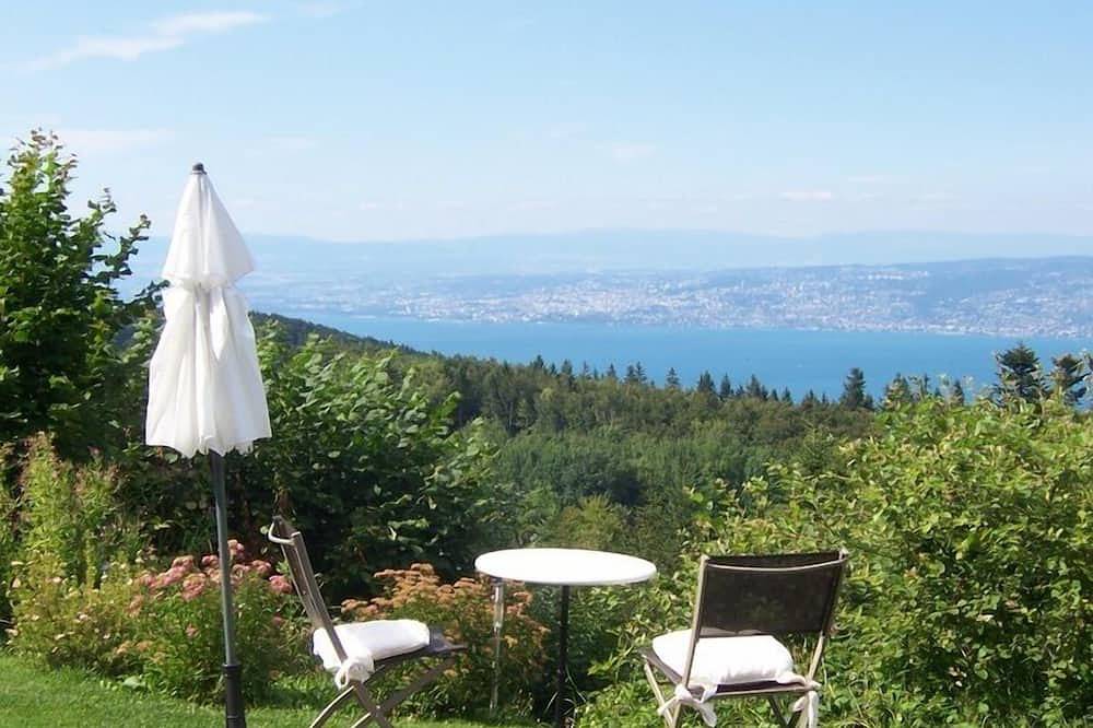 Entire apartment, Cosy mountain studio;superb lake/mountain views;100mtr ski lift;sleeps 2/3;Wifii in Thollon-les-Mémises, Thonon-les-Bains region