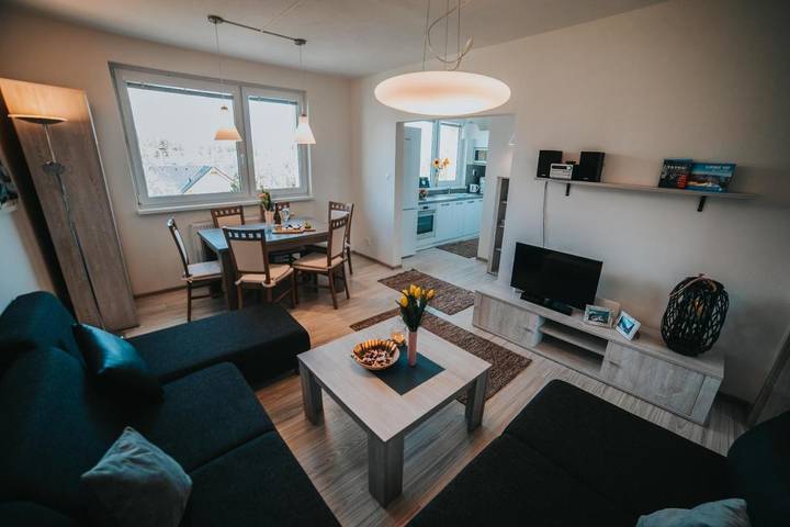 Apartament wakacyjny dla 6 osób, z Balkon i Taras oraz Widok w Tatry Wysokie