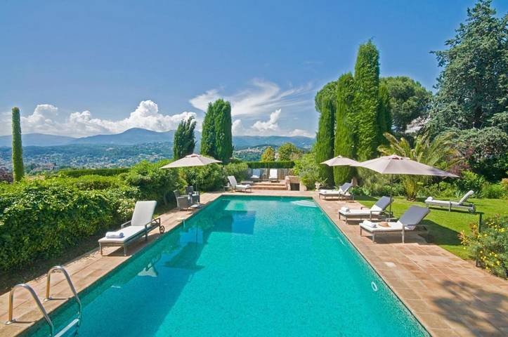 Chambre d’hôte pour 2 personnes, avec Terrasse ainsi que Jardin et Piscine à Saint-Paul-de-Vence
