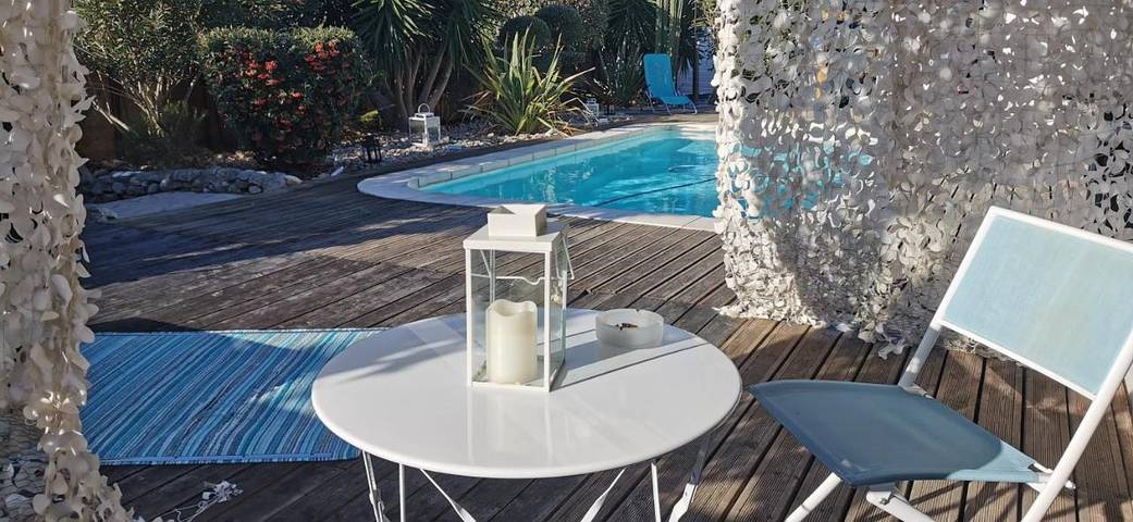 Gîte pour 2 personnes, avec jardin ainsi que piscine et vue à Saint-Marcel-sur-Aude - 2