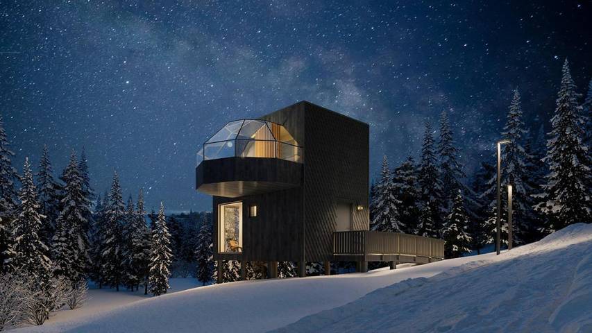 Hotel für 4 Personen, mit Sauna und Ausblick sowie Garten in Rovaniemi