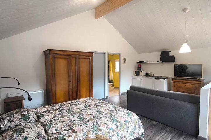 Apartamento entero, Very pleasant, quiet, bright, spacious studio set in a lovely wooded garden in Pluneret, Côte des Mégalithes