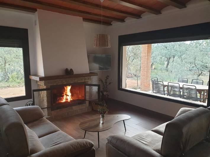 Casa rural para 10 personas, con vistas además de piscina y jardín en Pozo Alcón - 4