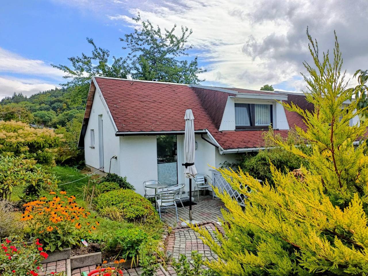 Ferienhaus mit Garten im Thüringer Wald in Emsetal, Waltershausen