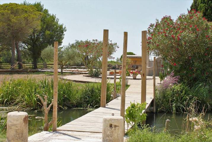 Chambre d’hôte pour 2 personnes, avec jardin et vue sur le lac ainsi que vue et piscine à Saintes-Maries-de-la-Mer - 3