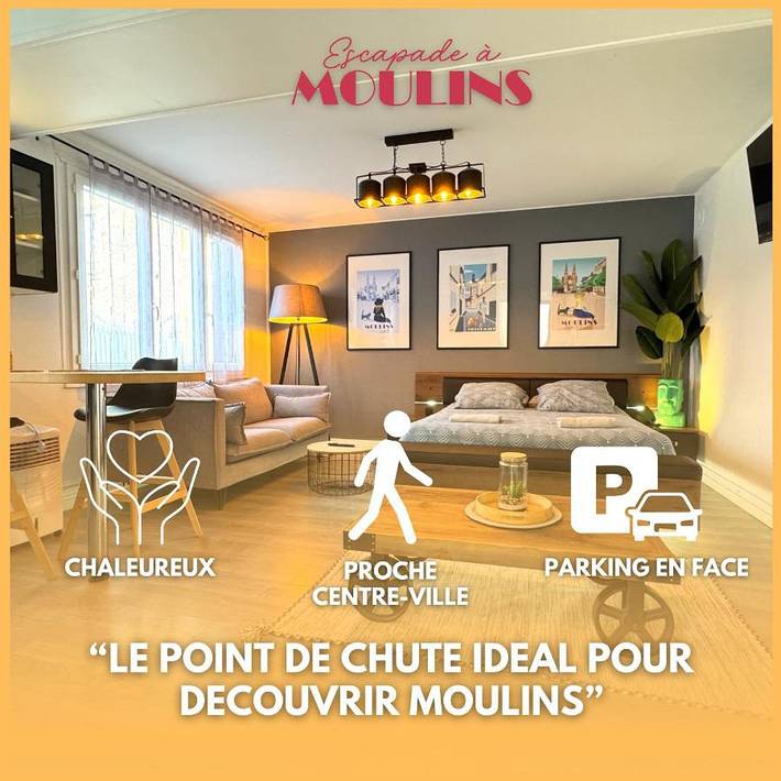 Gîte pour 2 personnes à Moulins