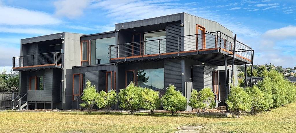 Erstaunlicher einzigartiger Fünf-Sterne-Rückzugsort am Wasser in Hobart, Tasmanien