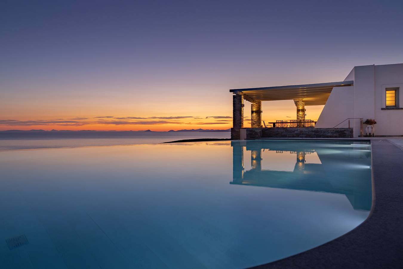 Villa per 8 persone con vista oceano in Kea