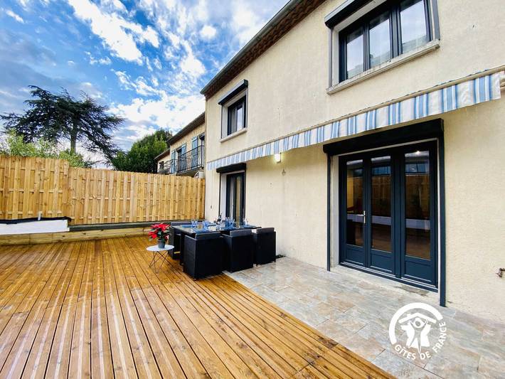 Gîte pour 4 personnes, avec terrasse à Carcassonne