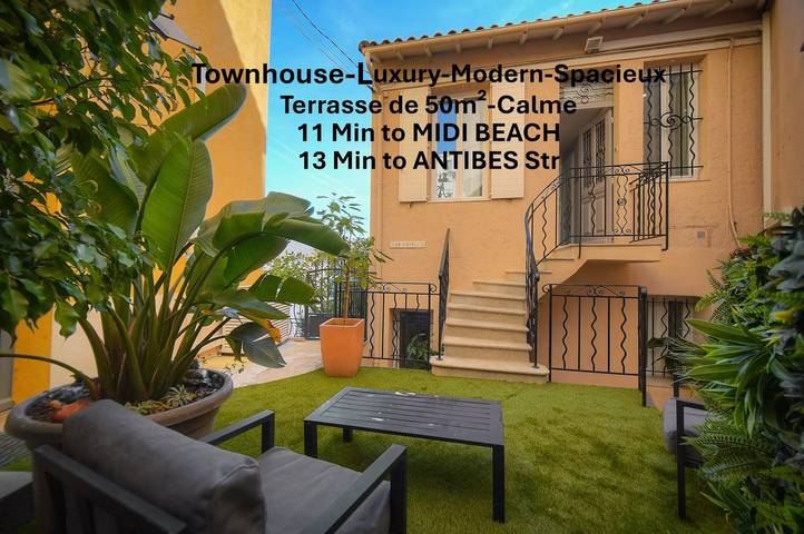 Villa pour 12 personnes, avec balcon à Cannes