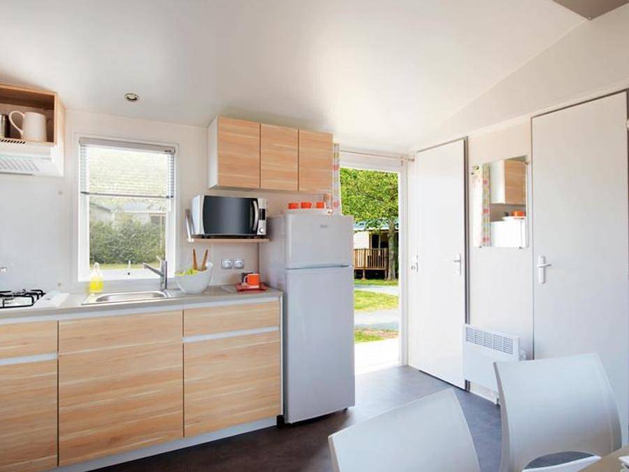 Flower Camping le Peyrelade - Mobilhome 6 personas - Mobil-home clásico de 3 dormitorios + terraza in Rivière-sur-Tarn, Parc naturel régional des Grands Causses